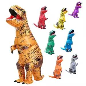 공룡옷 티라노사우루스 에어슈트 공기주입기 세트 기린