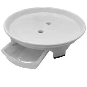 조경용트레이 원형식물받침 화분접시 화기받침 플라스틱 6호 34cm