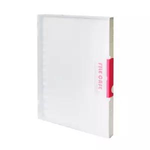 사무실 대학교 학원 A4 반투명 소형 FC04/학교/학생/보존/가방/멀티/케이스/사무용/화일링/상자/정리함