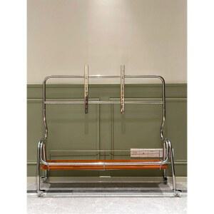 스테인리스 이동식 바퀴달린 TV 스탠드 tv거치대 티비스탠드 스틸 43 75인치