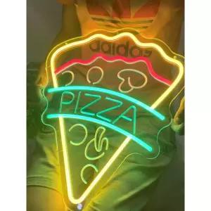 LED 네온사인 피자 영업 조명 오픈 식당 레스토랑 간판