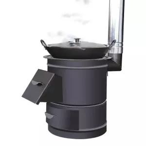 가마솥화덕 농촌 아궁이 연통 야외 주물 화롯대 무쇠 장작