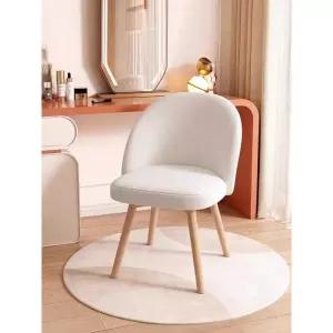 인테리어 패브릭 화장대 스툴 페브릭 카페 의자 볼드라인