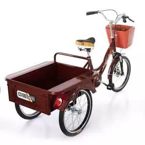 성인용 세발 자전거 삼발자전거 장보기 화물 노인