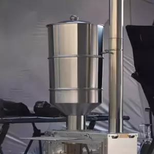 펠렛연소기 조립식 원통형 펠렛난로 화로대 스토브