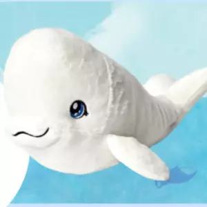 오로라 유아 바다 동물 애착 봉제 인형 선물 벨루가 BNA