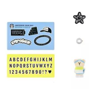 스타벅스 텀블러 스티커 꾸미기 DIY 세트 워터프루프 BNA