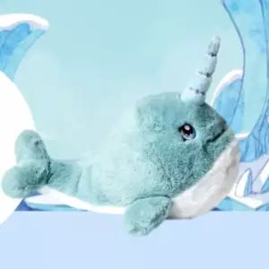오로라 유아 바다 동물 애착 봉제 인형 선물 외뿔고래 BNA
