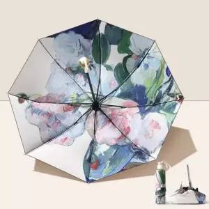 [셀러에이드]휴대용 초경량 꽃무늬 양우산 우산 미니 양산 우양산