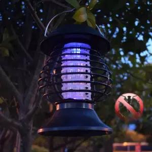 캠핑용품 정원무드등 태양광충전 레트로04 모기퇴치기 2IN1