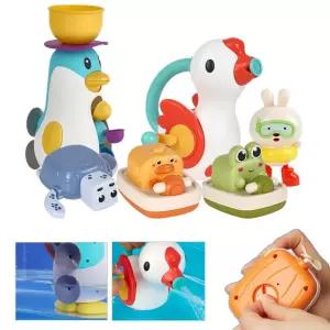 3살 두돌아기 귀여운 목욕 물놀이 태엽 장난감 set 아기물놀이 욕조놀이 집콕놀이 인기