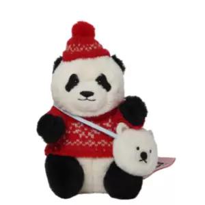 에버랜드 후이바오 키링 어린이 학생 가방 인형 선물 BNA