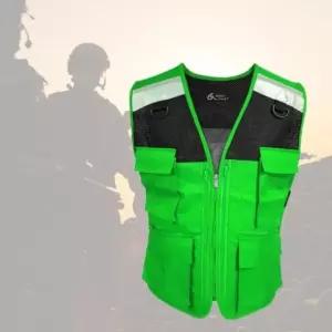 재귀반사 배달조끼 특수용안전조끼 그린 SF001