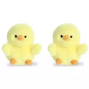 오로라 롤리펫 아기 애착 인형 생일 선물 병아리 X2개 BNA