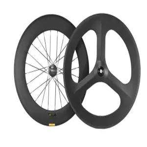 88림 픽시휠 카본휠 자전거 앞바퀴 휠셋 클린처 88mm