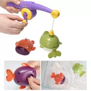 아기목욕 물놀이 태엽 물고기 낚시놀이 장난감 유아교구 자석낚시대