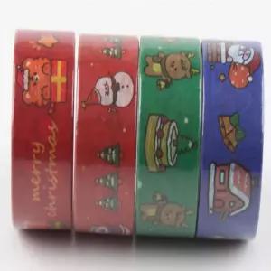 크리스마스선물포장 데코 테이프 X16개 랜덤 장식 다꾸 꾸밈