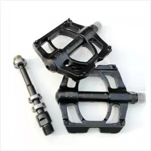 b08 트리플베어링 경량 알루미늄 평페달 470G 1쌍교체용 자전거 자전거교 패달 자전거용