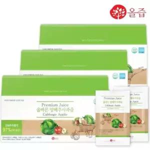 [올즙] 올바른 양배추사과즙 30포 x 3박스