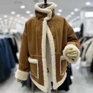 [하프클럽/반에이크]반에이크 HC41 리버시블 하이넥 무스탕 VB5ZHCM301Z