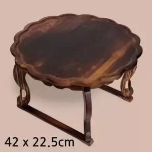 찻상 원목 개다리 소반 5호