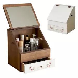 소형화장대 화이트 좌식 화장대 이동식 학생 미니 소형 접이식