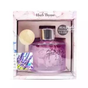 허브타임 플라워 차량용 디퓨저 방향제 허브 라벤더 120ml