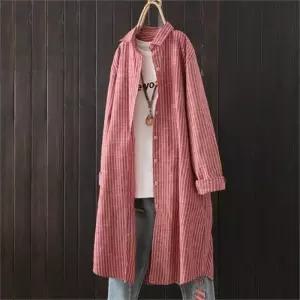 빅사이즈사랑해요 J094L211 베이직카라루즈롱셔츠 LP (9247582A)