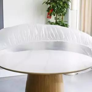 식탁비닐 테이블 식탁보 원형테이블 야외 일회용