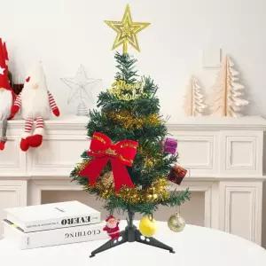 세트 미니 장식 크리스마스 용품 45cm 화분 트리 선탄