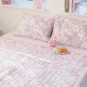 극세사 퀸 코트니 착번 (핑크) 패드 카페트겸 Q 침대패드 해피니