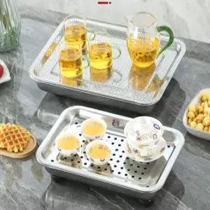 대형 20x27x2(단일 스텐 스틸 가정용 쟁반 스테인리스 배수 사각