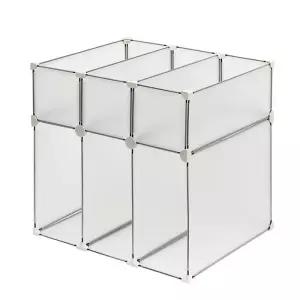 수납장 반투명 조립식 DIY 가방진열 가방진열대 가방수납 가방 진열