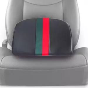 [베스트TOP100]차량용 등 쿠션 세로줄 자동차 등받이 허리 쿠션