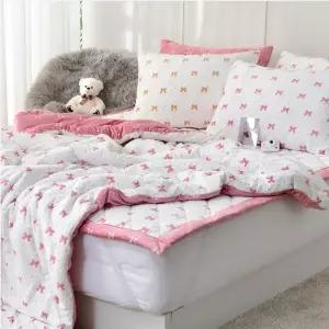 이불패드세트 VC Q 리본 극세사