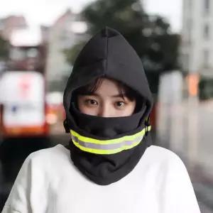 바라클라바(블랙) 스키바라클라바 목토시 오토바이바라클라바 넥워머 안전 반사띠