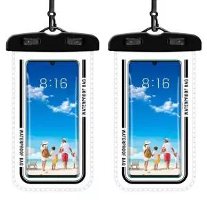 뉴워터 스마트폰 휴대폰방수팩가방 2p세트(블랙) 핸드폰방수팩 방수팩 핸드폰방수팩가