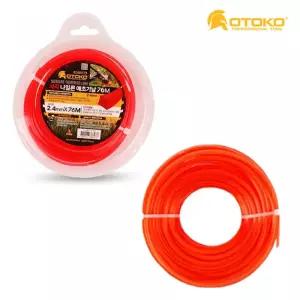 제초기줄날 뭉치 리필 벌초 나일론 2.4mmX76m 예초기 커터 와이어