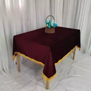 벨벳 테이블보 벨벳 식탁보 두꺼운 고급 직사각 행사용