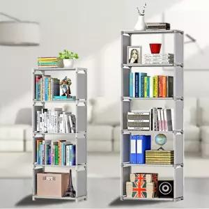 [베스트TOP100]다용도 수납 선반장 DIY 옷장 수납함 5단 책장