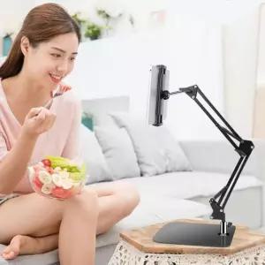 학생 직장인 탁상용 자바라 태블릿 스탠드 거치대 가정용 받침대 책상 고정대 액세서리 용거치대 스마트패