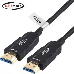 (Netmate) 067DMA85 액티브 AOC HDMI v2.0 광 리피터 케이블 20M