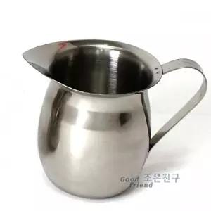 벨크리머(스텐)8oz 홈카페용품 샷잔 바리스타도구유리 스팀피쳐 밀크저그 커피 에스프레소