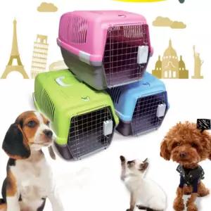 강아지 하드 이동장 (S) 고양이 차량용 더블도어 켄넬