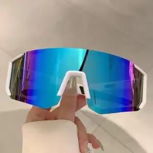 야외 스포츠 고글 스키 안경 사이클링 선글라스 여성용 남성용 브랜드 인기 펑크 방풍 쉐이드