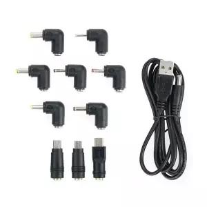 (COMS) 473ALU27 USB DC전원케이블 + DC전원젠더 세트(10종)