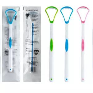 혀 스크레이퍼 클리너 구취 퇴치에 도움 한 구강 위생 브러쉬