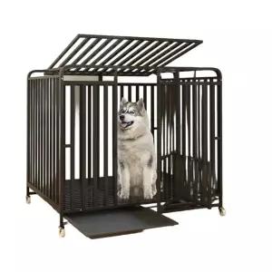대형견케이지 켄넬 하우스 울타리 가정용 철제 이동장 대형견 케이지