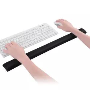 자판 포인팅기 손목 보호대 패브릭 커버 블랙패드 컴퓨터용품 장시간작업 길고얇은 키보드대 마우스대