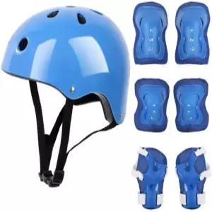 7피스 세트에는 무릎 패드 팔꿈치 및 손목 보호대가 포함되어 있어 스포츠 사이클링 롤러 스케이팅